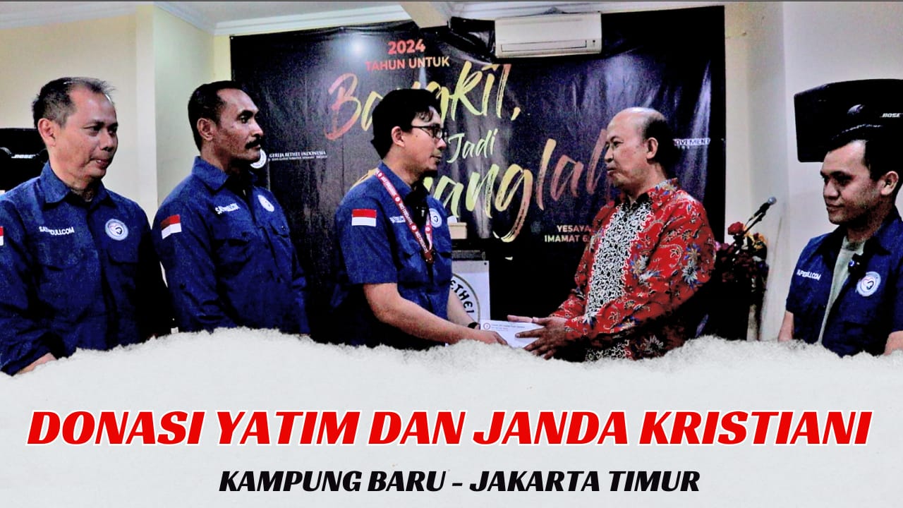 Donasi Yatim & Janda Kristiani Kampung Baru - Jakarta Timur